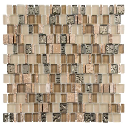Andova Tiles ANDOVA TILES Quest Random Mosaic Tile ANDQUE522